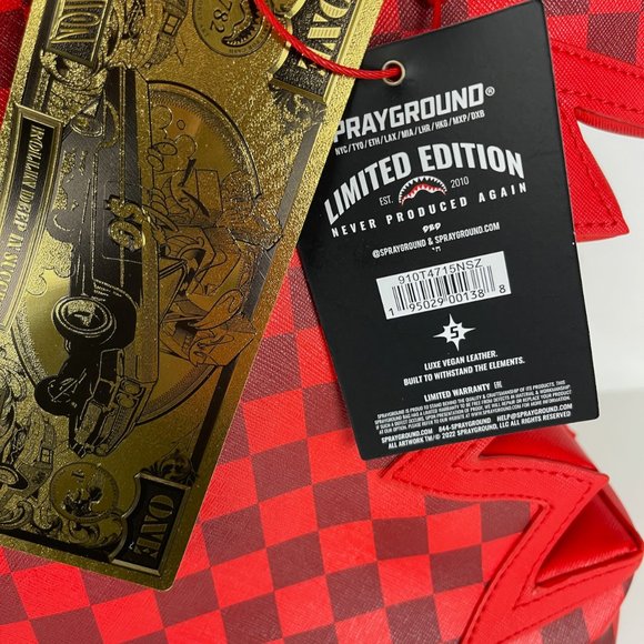 New Sprayground Infared Shark Bite Tote - Picture 10 of 11